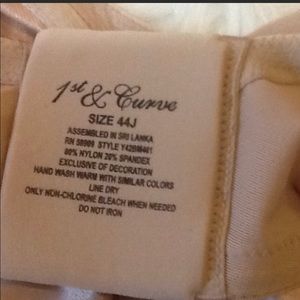 44J bra with underwire